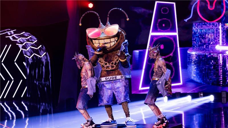 Barbara Becker erlebt bei „Masked Singer“ kein Happy End Die Stinkwanze musste in der ersten Folge noch nicht verduften.