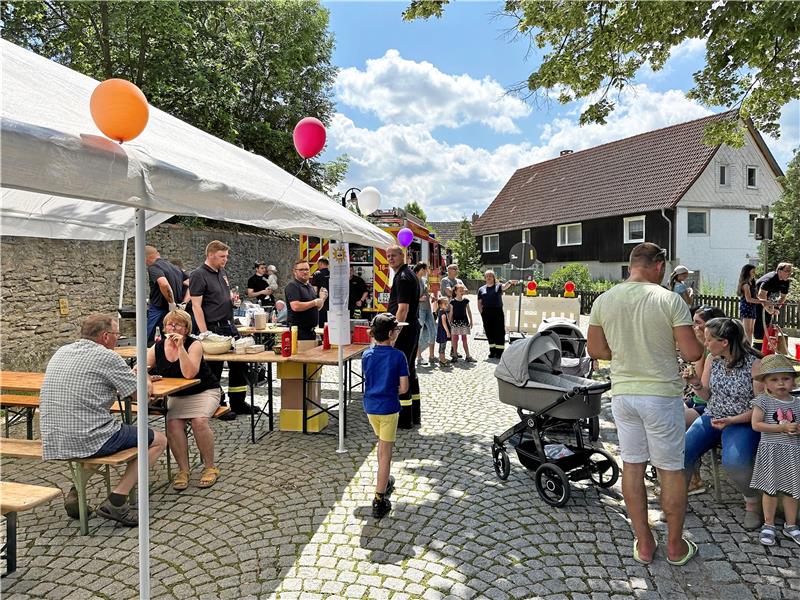 Die Straße vor dem Kindergarten ist eine Flaniermeile. Foto: Eggers