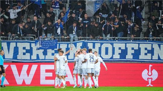 Die TSG 1899 Hoffenheim hofft auch im Spiel gegen Werder Bremen am Sonntag auf einen Grund zum Jubel.