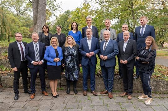 Die Teilnehmer der Sportministerkonferenz (SMK) in Mainz.