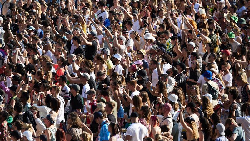 Die Temperaturen lagen zum Auftakt des Festivals bei mehr als 30 Grad.