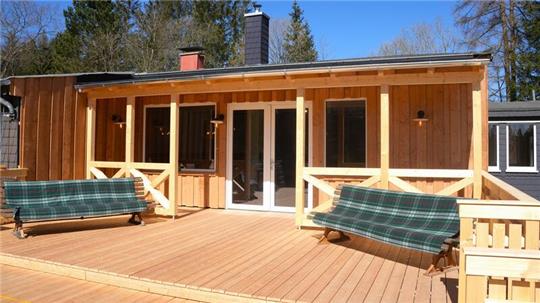 Die Terrasse am renovierten Clubhaus ist komplett neu.