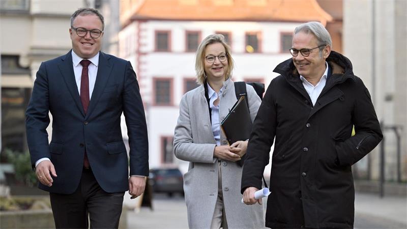 Die Thüringer Brombeer-Koalition ist die einzige ihrer Art in Deutschland. (Archivbild)