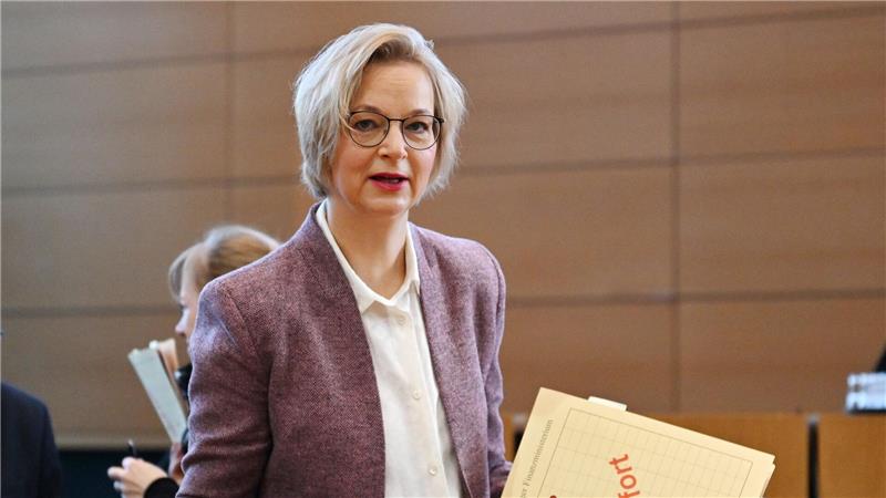 Die Thüringerin Katja Wolf liegt immer wieder mit Wagenknecht im Clinch. (Archivbild)