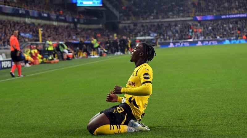 Erst „zäh“, dann mit Gittens: BVB feiert 3:0 in Brügge Die Tore von Jamie Gittens verhalfen dem BVB zum Sieg.