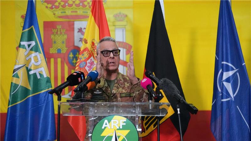 Die Truppe muss kampfbereit und einsatzfähig sein, sagte der Befehlshaber der Allied Reaction Force (ARF), Generalleutnant Gianluca Carai.