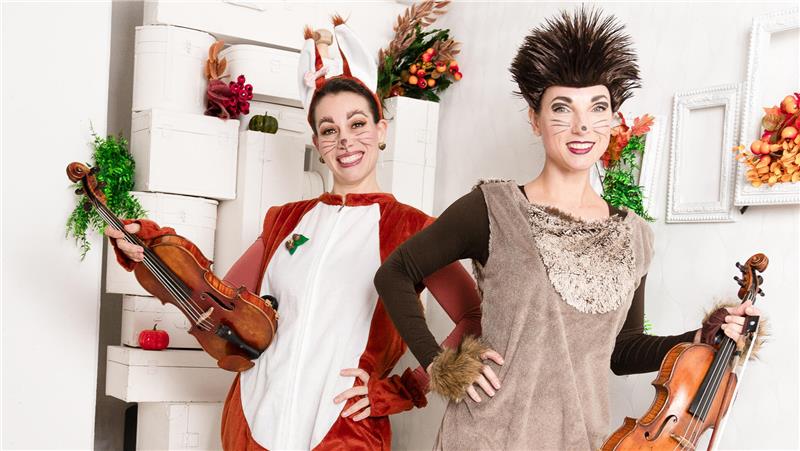 Bald gibt es Tickets für die Harzburger Musiktage Die Twiolins präsentieren das Programm „Hurra, wir spielen ein Konzert“.