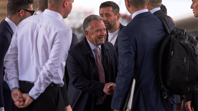 Die US-Vermittler reisten wie andere ausländische Gäste mit der Bahn an.