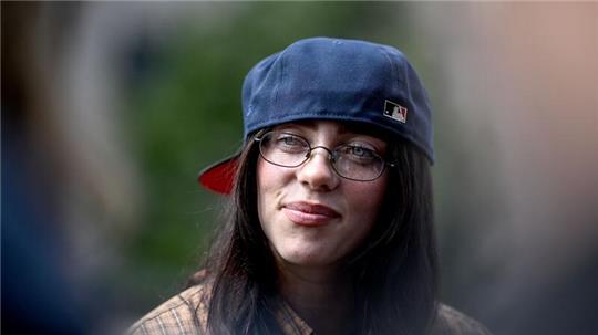 Die US-amerikanische Sängerin Billie Eilish bei ihrem Berlinbesuch.