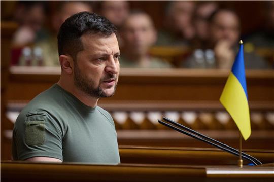 «Die Ukraine hat Einfluss auf die Stärke Europas. Das ist ein Fakt», sagt der ukrainische Präsident Wolodymyr Selenskyj.