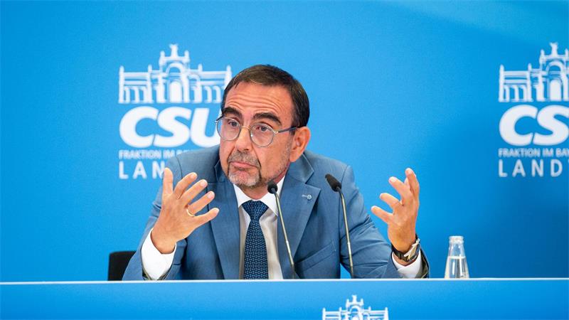 Die Unionsfraktionen sind sich einig - sollte die Linke in Berlin regieren, wollen sie die Regeln zur Finanzierung der Bundeshauptstadt neu diskutieren. CSU-Fraktionschef Holetschek gibt sich nach einem Treffen der Fraktionschefs kämpferisch. (Archivbild)