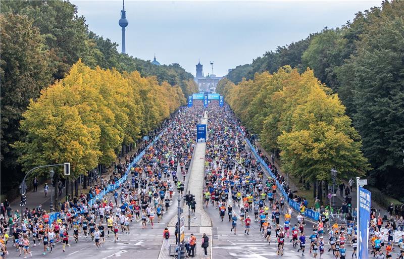 Letzte Generation: „Wir unterbrechen den Berlin-Marathon” Die Veranstalter rufen zu einem störungsfreie Berlin-Marathon auf.