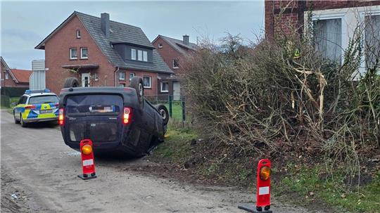 Die Verfolgungsfahrt endete abrupt.