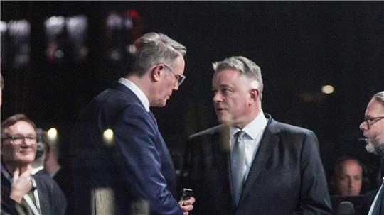 Die Verhandlungsführer Alexander Schweitzer (SPD/links) und Gordon Schnieder (CDU) sind übereingekommen. (Archivbild) 