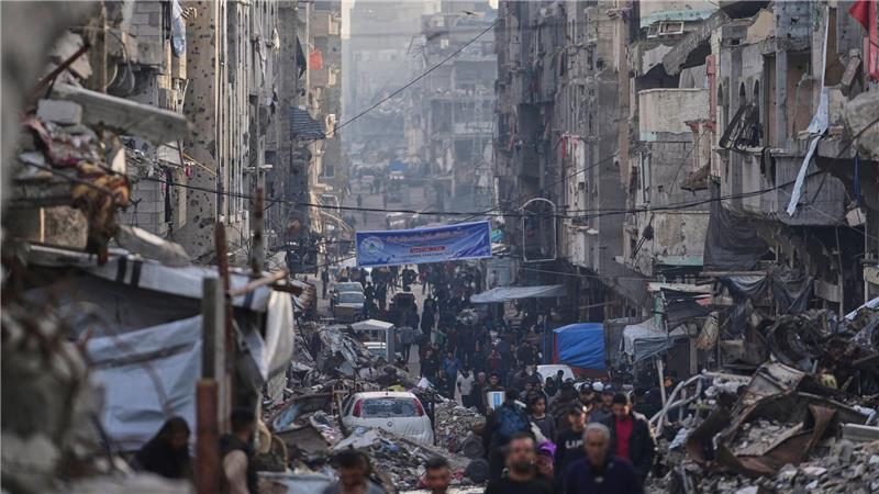 Proteste in Gaza und Israel - Neuer Anlauf für Waffenruhe Die Vermittlerstaaten bemühen sich um eine neue Waffenruhe im zerstörten Gazastreifen. (Archivbild)