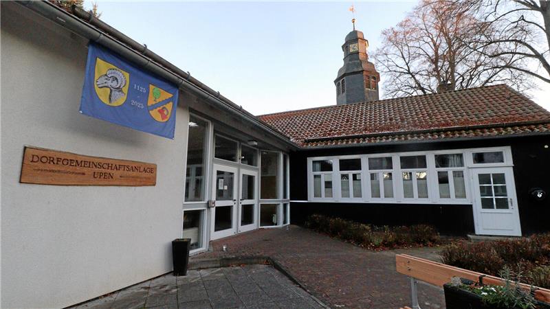 Das Dorfgemeinschaftshaus in Upen. 