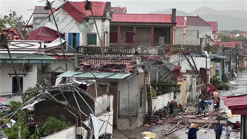 Zahl der Toten in Vietnam durch Sturm „Bualoi“ steigt Die Verwüstungen waren teils erheblich.