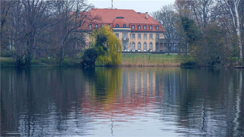 Die Villa Borsig - Verhandlungsort für Spitzenkoalitionäre am Wochenende. 