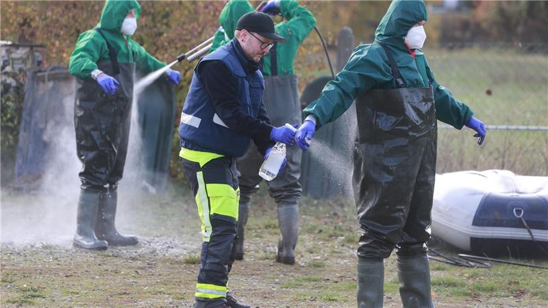 Die Vogelgrippe ist am Stausee Kelbra in Thüringen ausgebrochen.