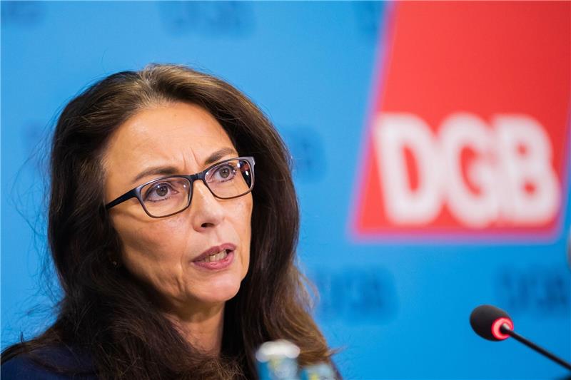 DGB sieht „mittelfristig” Standortvorteile in Deutschland Die Vorsitzende des Deutschen Gewerkschaftsbundes: Yasmin Fahimi.