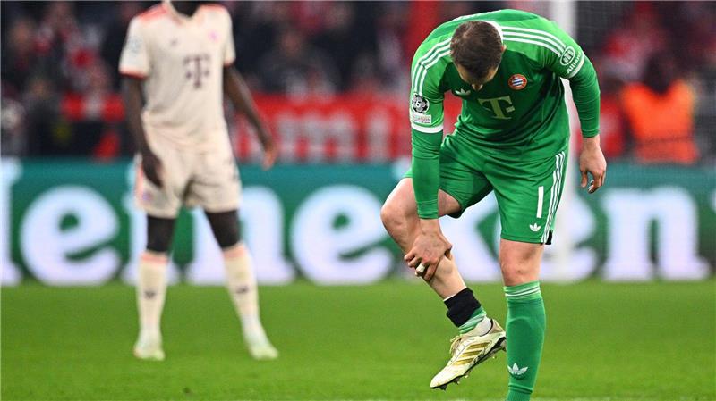 Bayerns mächtiges Statement und Kimmichs Zukunfts-Ansage Die Wade: Bayern-Torwart Manuel Neuer fällt vorerst verletzt aus.