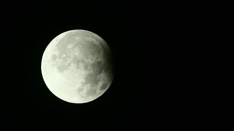 Die Wetteraussichten waren gut - und somit die Chancen auf eine gute Sicht auf den Mond.