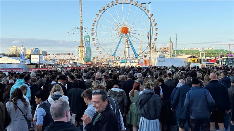 Die Wiesn war stundenlang gesperrt.