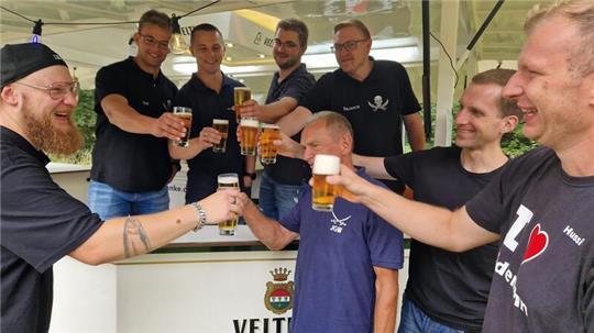 Die Wildemanner Junggesellen um ihren Vorsitzenden Marcel „Maggi“ Knorr stellen mit Unterstützung der SPD das Stadtfest auf dem Schützenplatz auf die Beine.