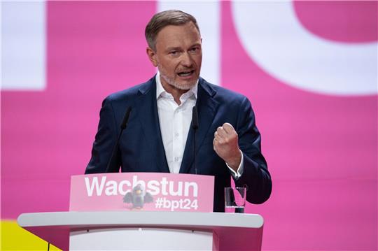 «Die Wirtschaftswende ist das beste Demokratiefördergesetz, das man haben kann»: FDP-Chef Christian Lindner.