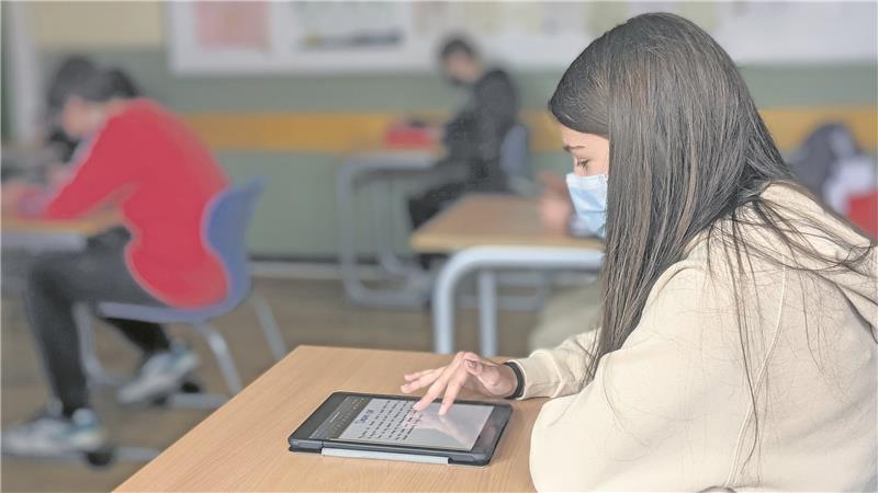 Die Zahl der Anmeldungen ist in der Oberschule von 11 im Vorjahr auf 19 in diesem Jahr gestiegen. Die Schule gehört zu denen, bei denen unter anderem auf modernen Unterricht per iPad gesetzt wird. Foto: GZ-Archiv
