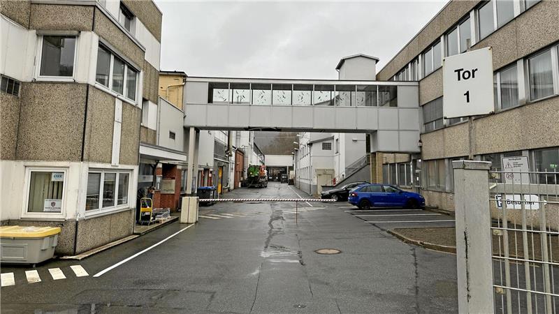 Die Zufahrt zum Exide-Werk in Bad Lauterberg.