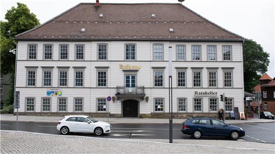 Die Außenansicht des Rathauses der Berg- und Universitätsstadt Clausthal-Zellerfeld.