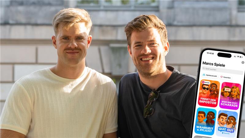 Mit dieser Spiele-App landen Immenröder Brüder auf Chartplatz 1 Die beiden Brüder Marc (l.) und Stefan Liesendahl stammen aus Immenrode und haben in Berlin ein gemeinsames Start-up gegründet.
