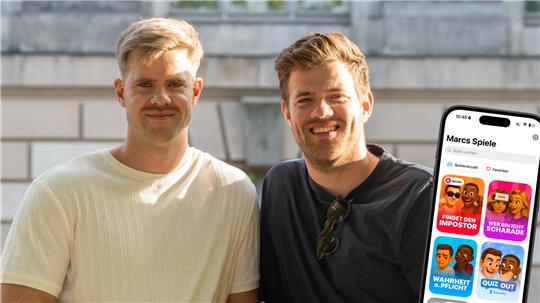 Mit dieser Spiele-App landen Immenröder Brüder auf Chartplatz 1 Die beiden Brüder Marc (l.) und Stefan Liesendahl stammen aus Immenrode und haben in Berlin ein gemeinsames Start-up gegründet.