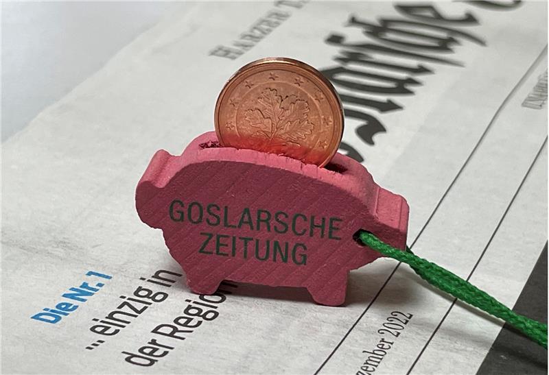 Glücksbringer gibt's wieder zu Silvester Die beliebten GZ-Glücksschweinchen gibt es dieses Jahr nach alter Tradition wieder am Silvestertag. Foto: Kleine