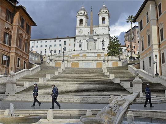 Die berühmte Spanische Treppe in Rom gehört zum Weltkulturerbe.