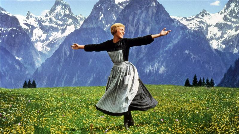 Weltweit ein Kultfilm - doch hierzulande fast unbekannt Die berühmte Szene aus „The Sound of Music“ („Meine Lieder, meine Träume“) mit Julie Andrews auf einer Alpenwiese.