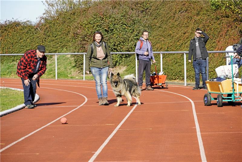 Die besten Teams schaffen die sieben Kilometer lange Strecke durch die Feldmark mit weniger als einhundert Würfen. Manch einer braucht aber auch mehr als 200. Woran auch immer das dann liegt.