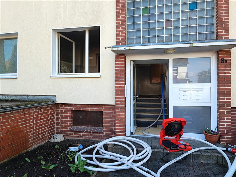 Die betroffene Wohnung ist derzeit unbewohnbar. Foto: Feuerwehr Seesen