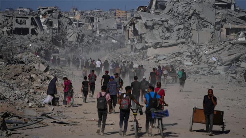 Die bisherige Lebenswelt vieler Menschen in Gaza wurde komplett zerstört.