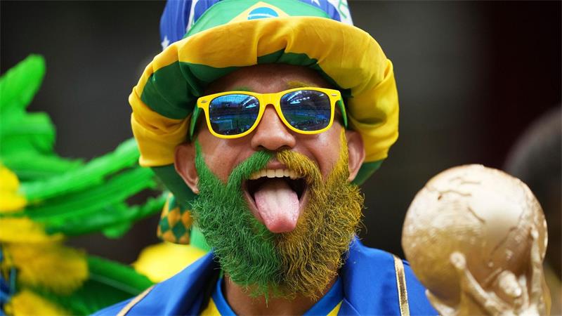 Die brasilianischen Fans waren in Houston deutlich in der Überzahl.