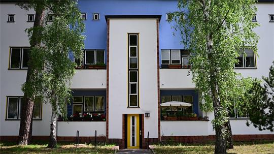 Die bunte Waldsiedlung Zehlendorf könnte schon bald zum Unesco-Welterbe gehören.