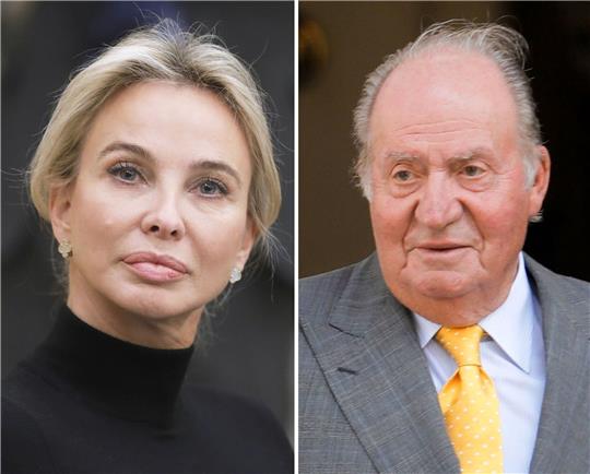 Die dänisch-deutsche Geschäftsfrau Corinna Larsen, die sich selbst als Corinna zu Sayn-Wittgenstein bezeichnet und Juan Carlos, ehemaliger König von Spanien.