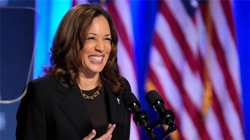 Die demokratische Präsidentschaftskandidatin Kamala Harris ist für ihre fröhliche Art bekannt. (Archivbild)