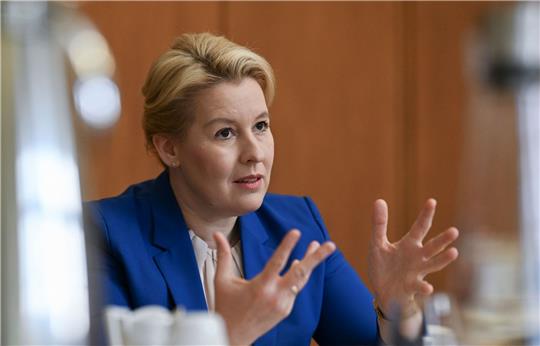Die derzeitige stellvertretende Berliner Bürgermeisterin Franziska Giffey will bei der Vorstandswahl ihres Landesverbands im Mai nicht wieder antreten.