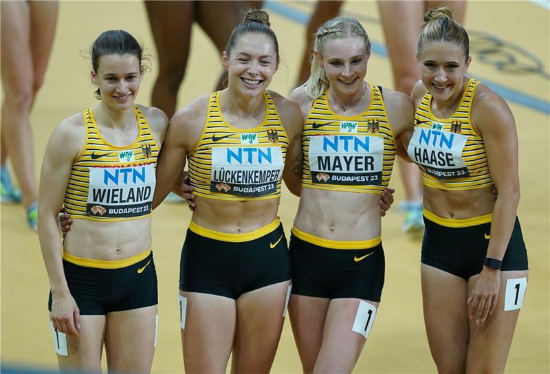 Leichtathleten missglückt Trendwende - Nullnummer bei WM Die deutsche 4x100 m-Staffel der Frauen.