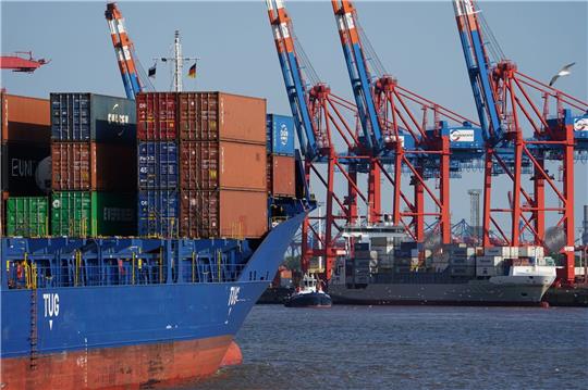 Die deutsche Exportwirtschaft meldet leicht steigende Zahlen.