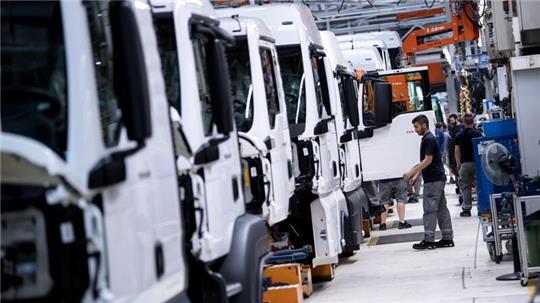 Die deutsche Wirtschaft ist im zweiten Quartal leicht geschrumpft (Archivfoto)