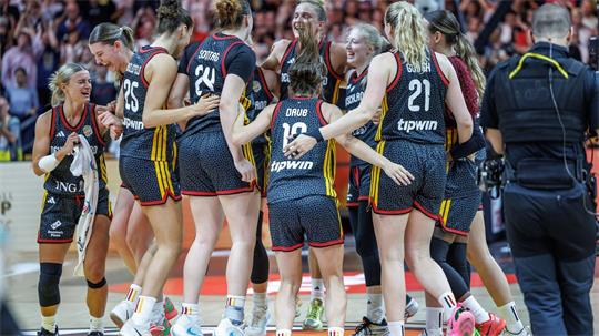 Die deutschen Frauen bejubelten das Halbfinale.