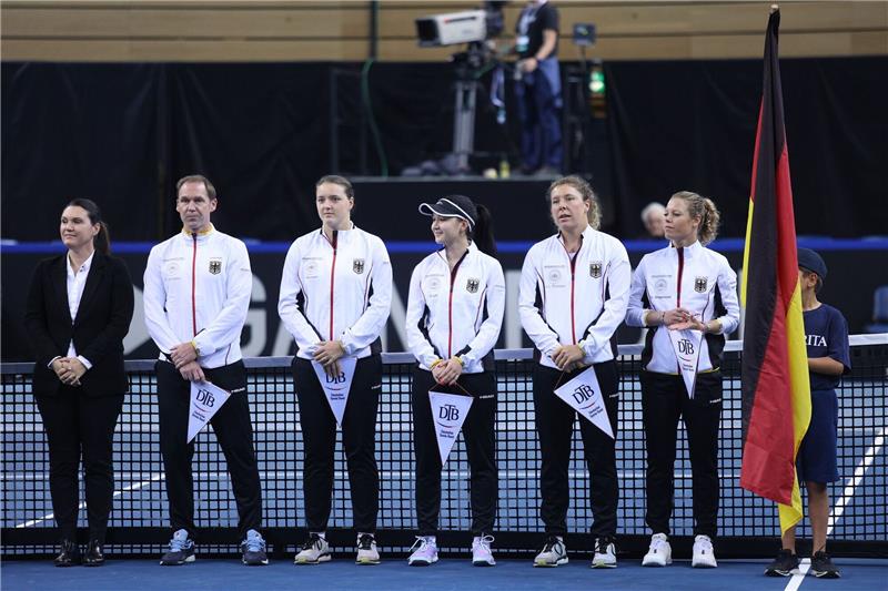 „Party”: Deutsche Tennis-Damen bleiben erstklassig Die deutschen Frauen setzten sich in Kroatien durch.